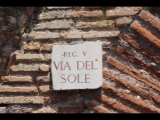 02688 ostia - regio v - via del sole - schild.jpg